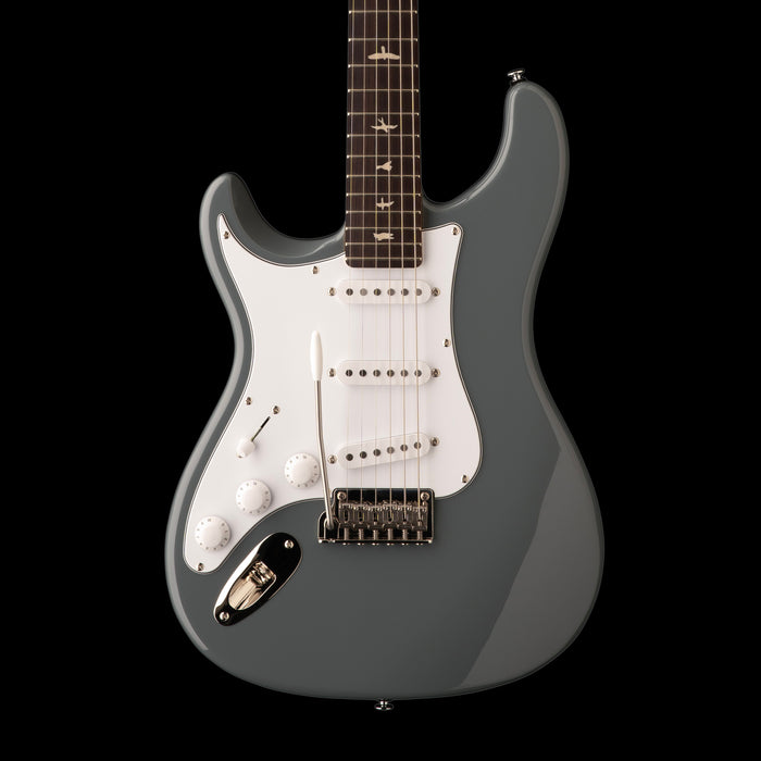 PRS SE Silver Sky "Lefty" Storm Gray Front Crop