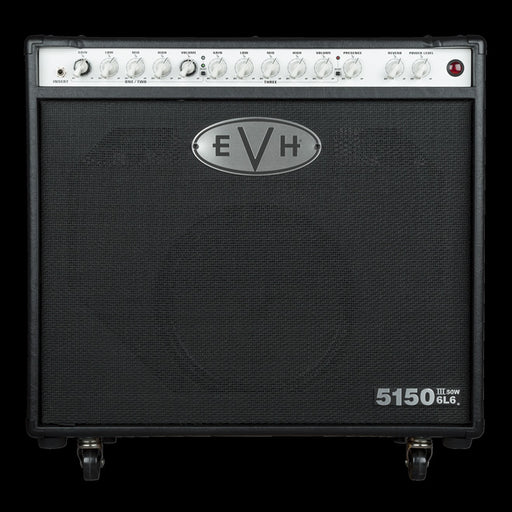 EVH 5150III 50W 6L6 1x12 Combo Black Guitar Amp Combo Front 