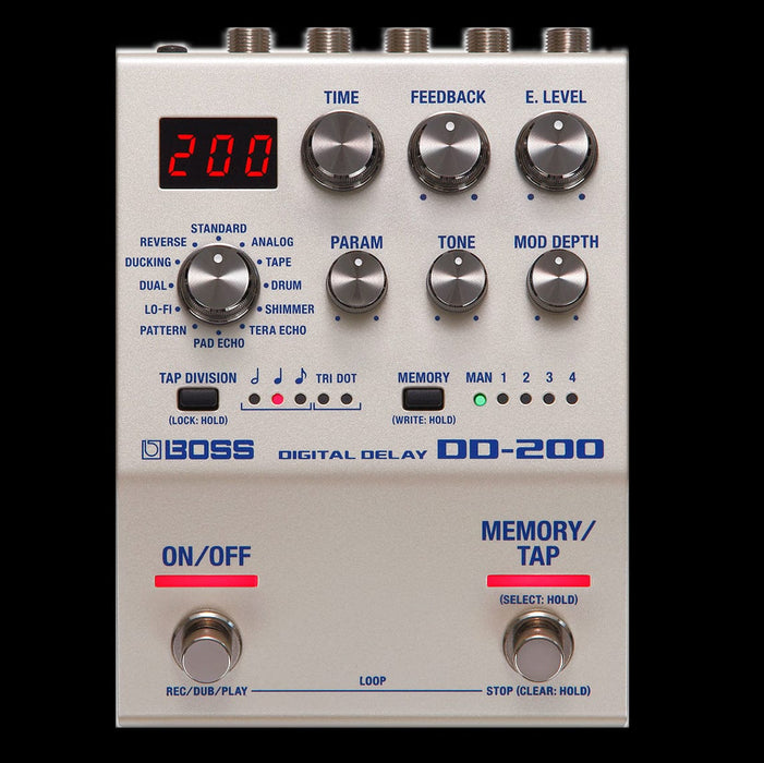 Boss DD-200 Digital Delay Guitar Effect Pedal