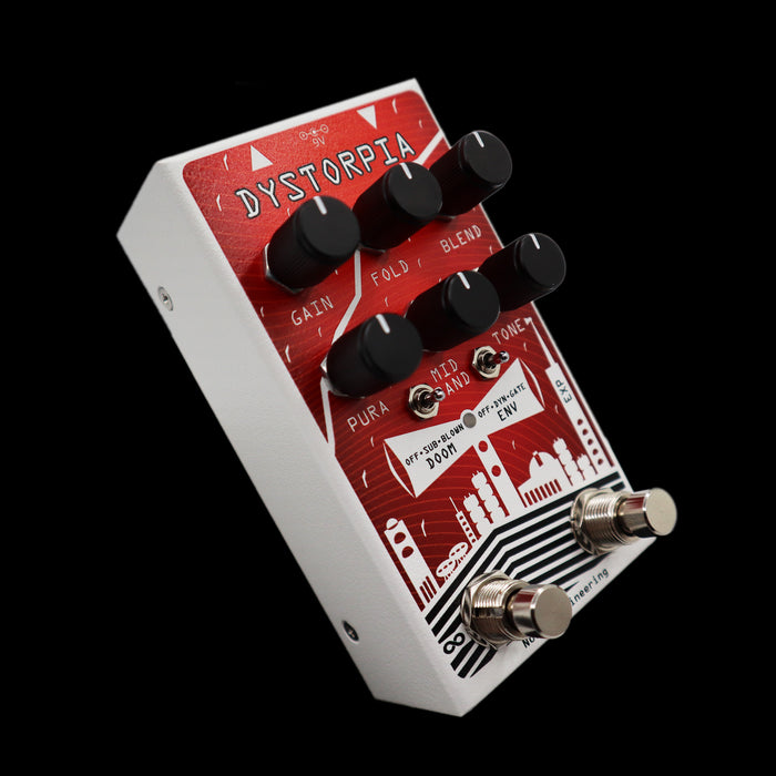 Noise Engineering Dystorpia Fuzz Overdrive Pedal Right Angle