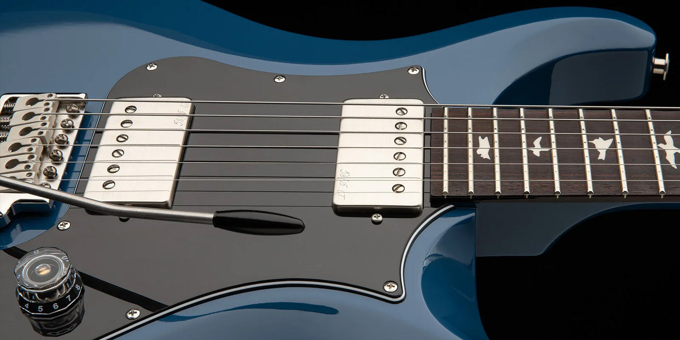 PRS S2 Standard 22 Space Blue Closeup Pickups