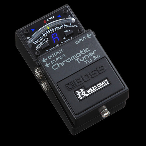 Boss TU-3W Waza Craft Pedal Tuner Guitar Pedal Front Angle