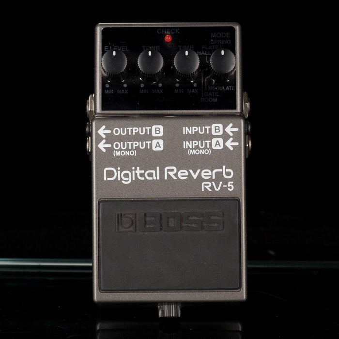 Used Boss RV-5 Digital Reverb Guitar Effect Pedal