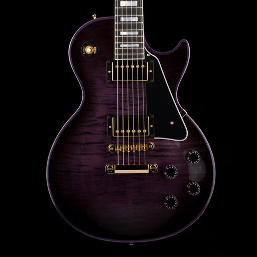 Pre Owned Gibson Custom Shop Les Paul Custom Purple Widow Burst With OHSC