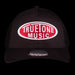 Beckerco Music Trucker Hat Black with Red & White Logo