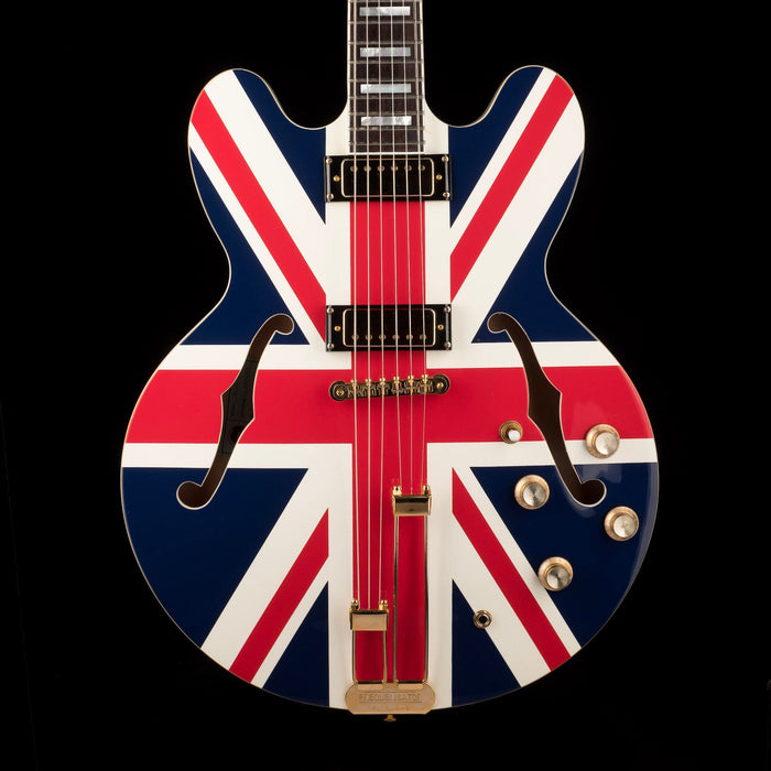 Used Epiphone Limited Edition Union Jack Sheraton with OHSC