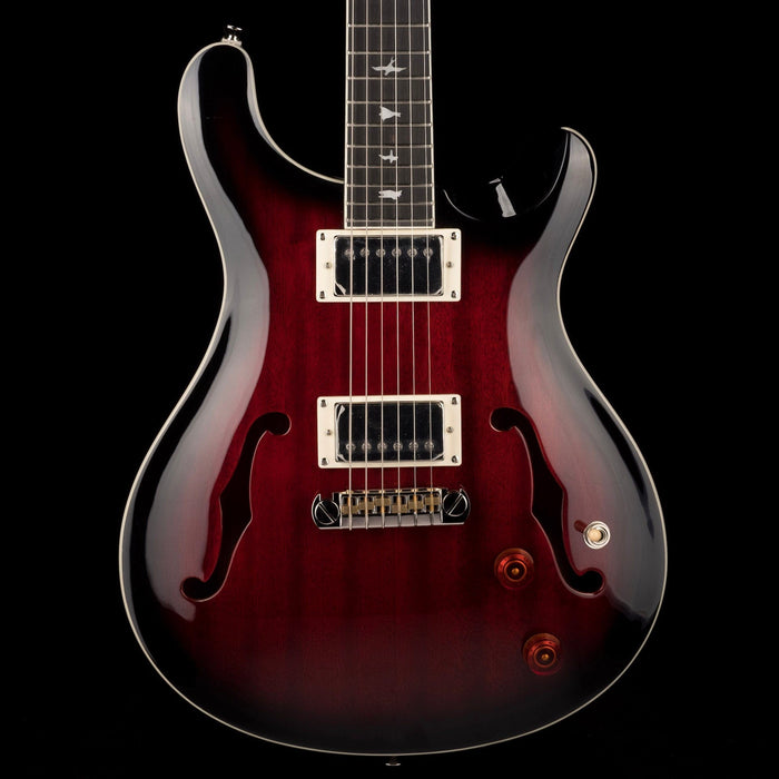 Used PRS SE Hollowbody Standard Fire Red Burst with OHSC