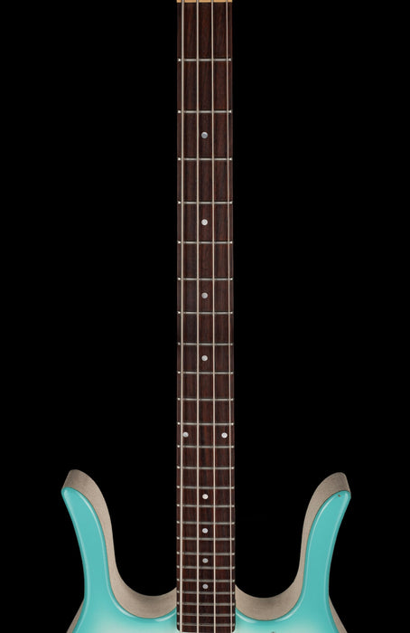 Pre Owned Jerry Jones Longhorn Bass IV Blue Burst - John Waite Collection