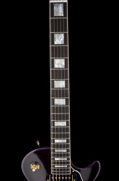 Pre Owned Gibson Custom Shop Les Paul Custom Purple Widow Burst With OHSC