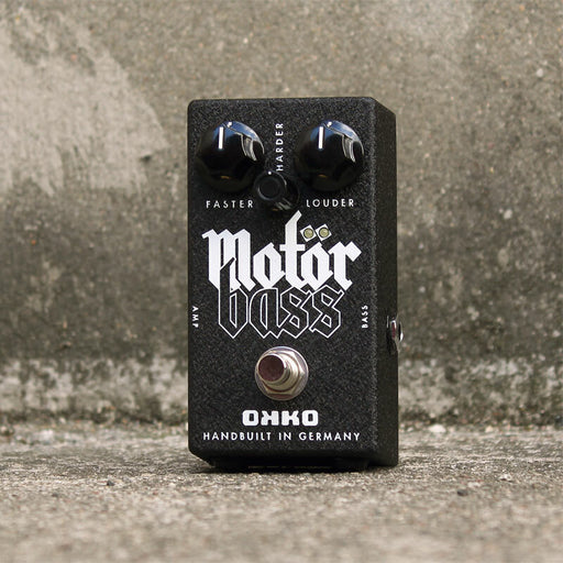 Okko MotorBass Aggressive Punchy Bass Distortion Bass Guitar Pedal