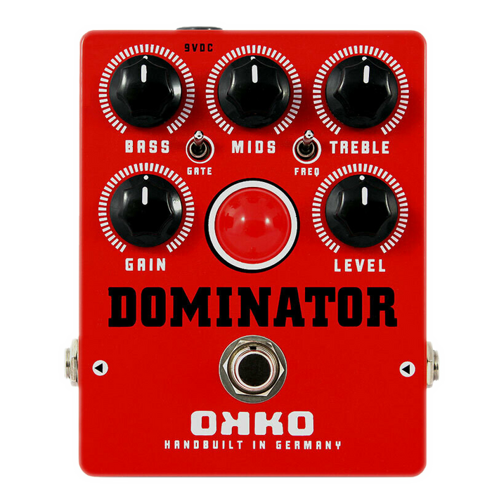 Okko Dominator Mk II RED High Gain Distortion Guitar Pedal