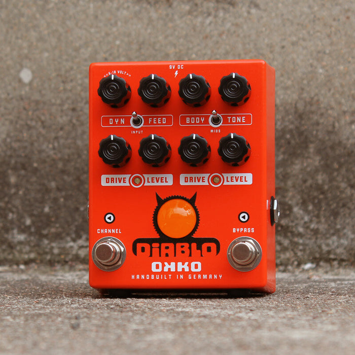 Okko FX Diablo Dual Two Channel Overdrive Guitar Pedal