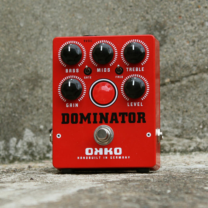 Okko Dominator Mk II RED High Gain Distortion Guitar Pedal