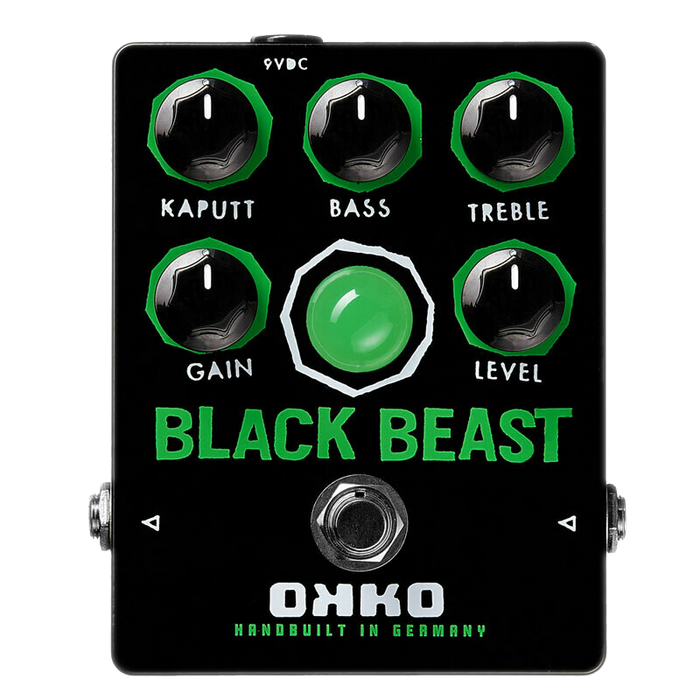 Okko FX Black Beast Fuzz Distortion Guitar and Bass Pedal