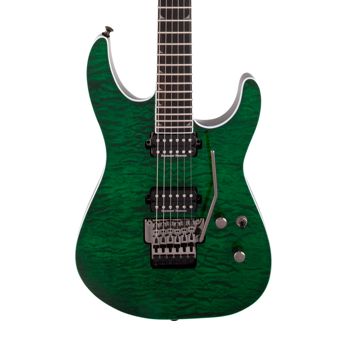 Jackson Pro Series Soloist SL2Q MAH Ebony Fingerboard Transparent Green