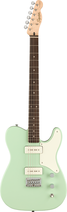 Squier Paranormal Baritone Cabronita Telecaster Parchment Guard Surf Green