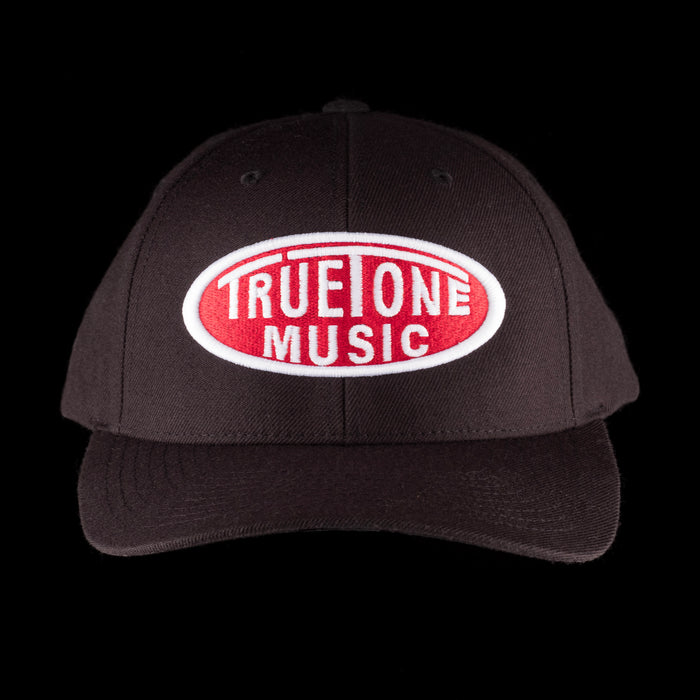 Beckerco Music Classic Baseball Hat Black with Red & White Logo