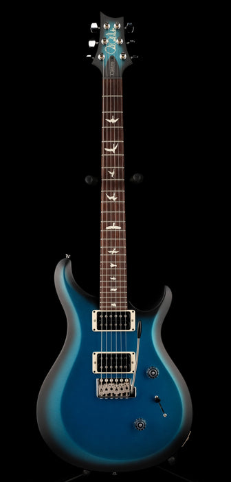 PRS S2 Custom 24 Custom Color Satin Frost Blue Metallic Smokeburst With Bag