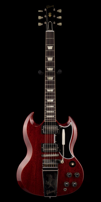 Gibson 1964 SG Standard Reissue With Maestro Vibrola VOS Cherry Red Electric Guitar With Case