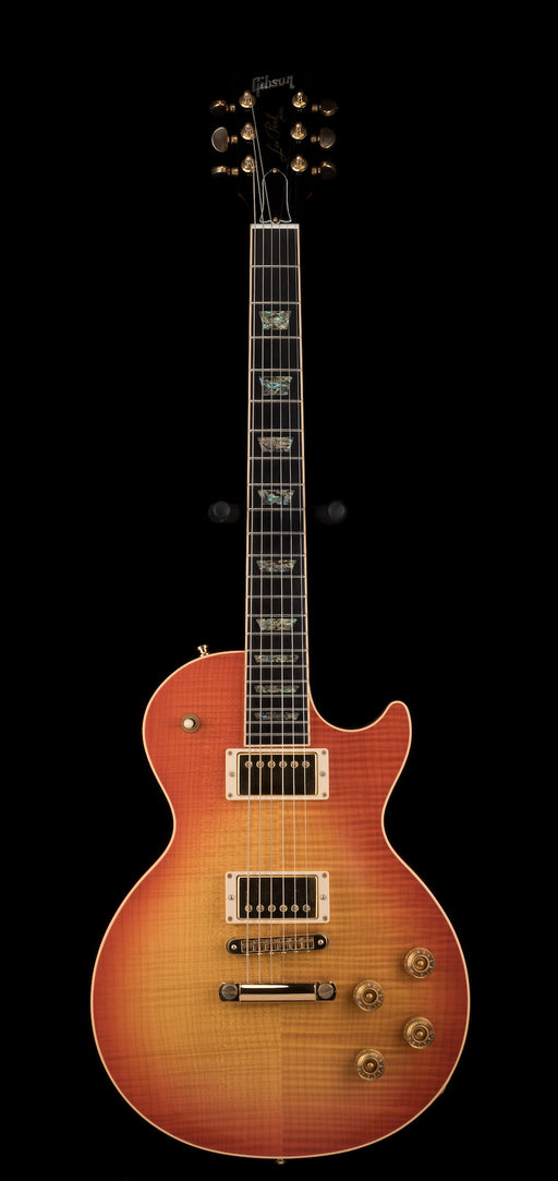 Pre Owned 2000 Gibson Custom Shop Les Paul Elegant Tangerine Burst With OHSC