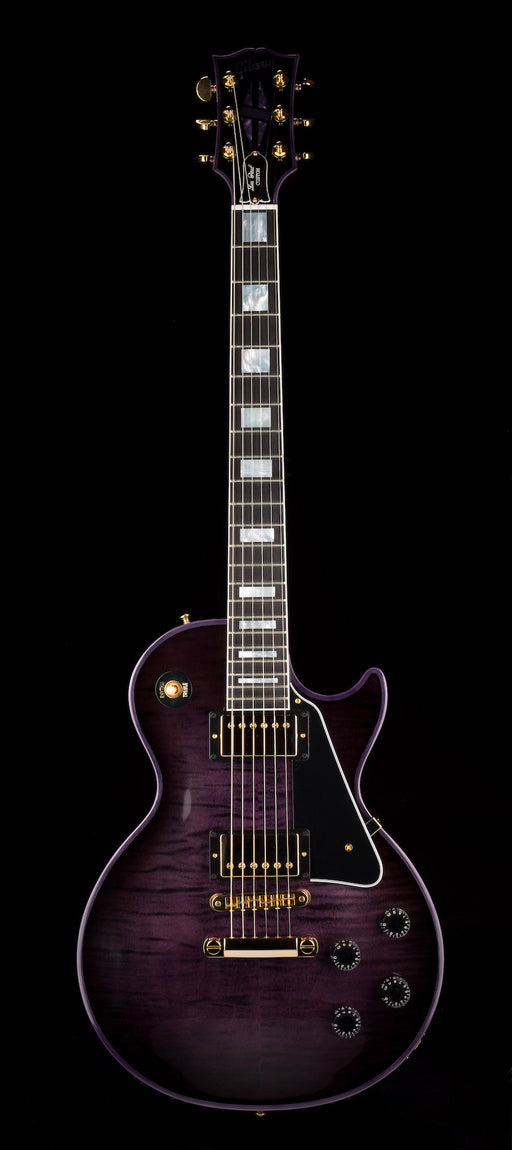 Pre Owned Gibson Custom Shop Les Paul Custom Purple Widow Burst With OHSC