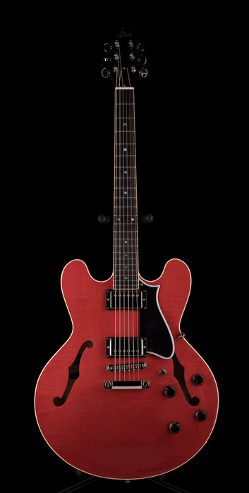 Heritage H-535 Semi-Hollow Trans Cherry Electric Guitar with Case