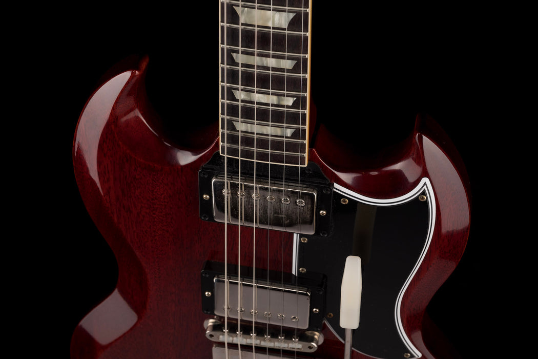 Gibson 1964 SG Standard Reissue With Maestro Vibrola VOS Cherry Red Electric Guitar With Case