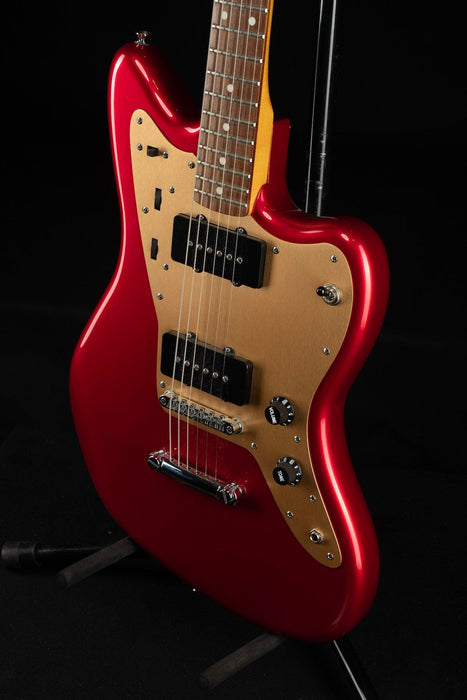 Used Squier Deluxe Jazzmaster ST Candy Apple Red