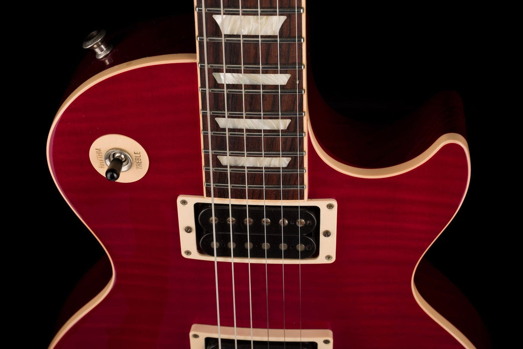 Used Gibson 120th Anniversary Les Paul Standard Plus AAAA Flametop Brilliant Red with OHSC