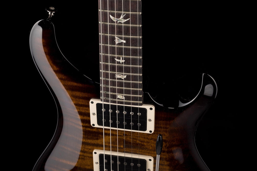 PRS Core Custom 24 Piezo Pattern Regular Black Gold Wrap Burst Electric Guitar With Case