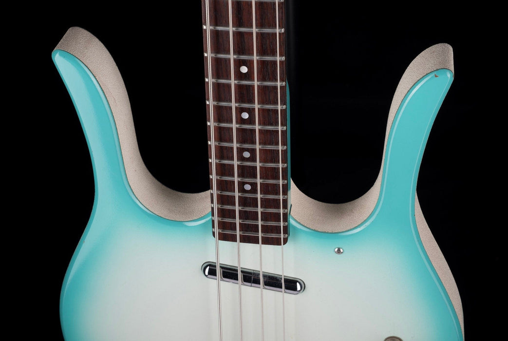 Pre Owned Jerry Jones Longhorn Bass IV Blue Burst - John Waite Collection