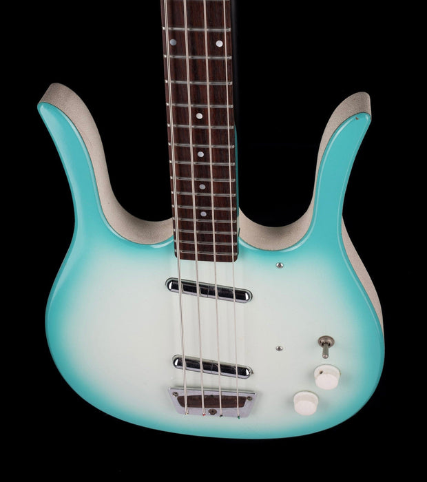 Pre Owned Jerry Jones Longhorn Bass IV Blue Burst - John Waite Collection