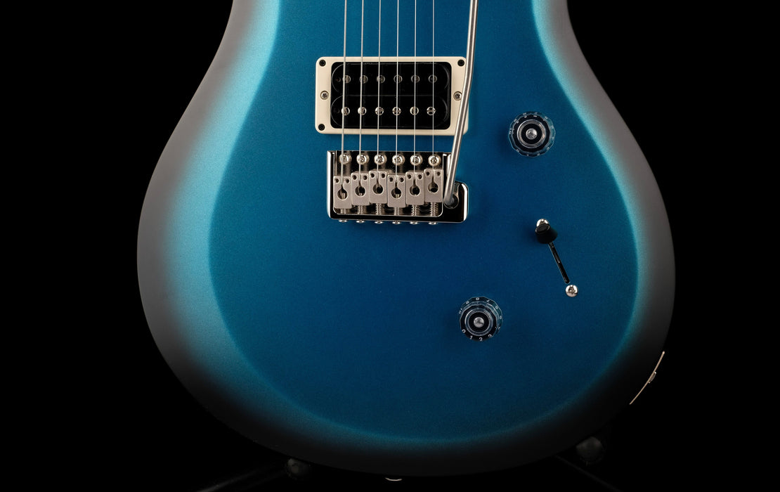 PRS S2 Custom 24 Custom Color Satin Frost Blue Metallic Smokeburst With Bag