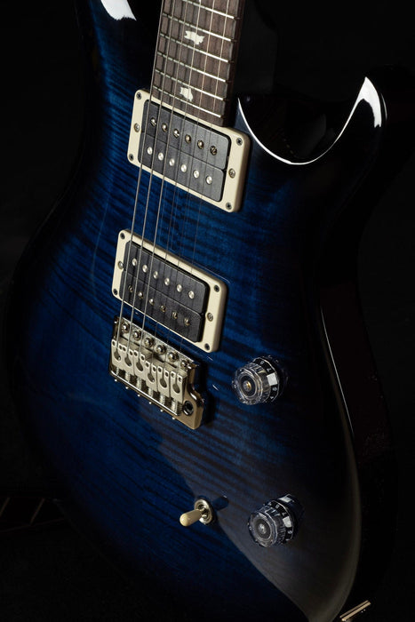 PRS CE 24 Flame Top Whale Blue Smokewrap Burst with Gig Bag