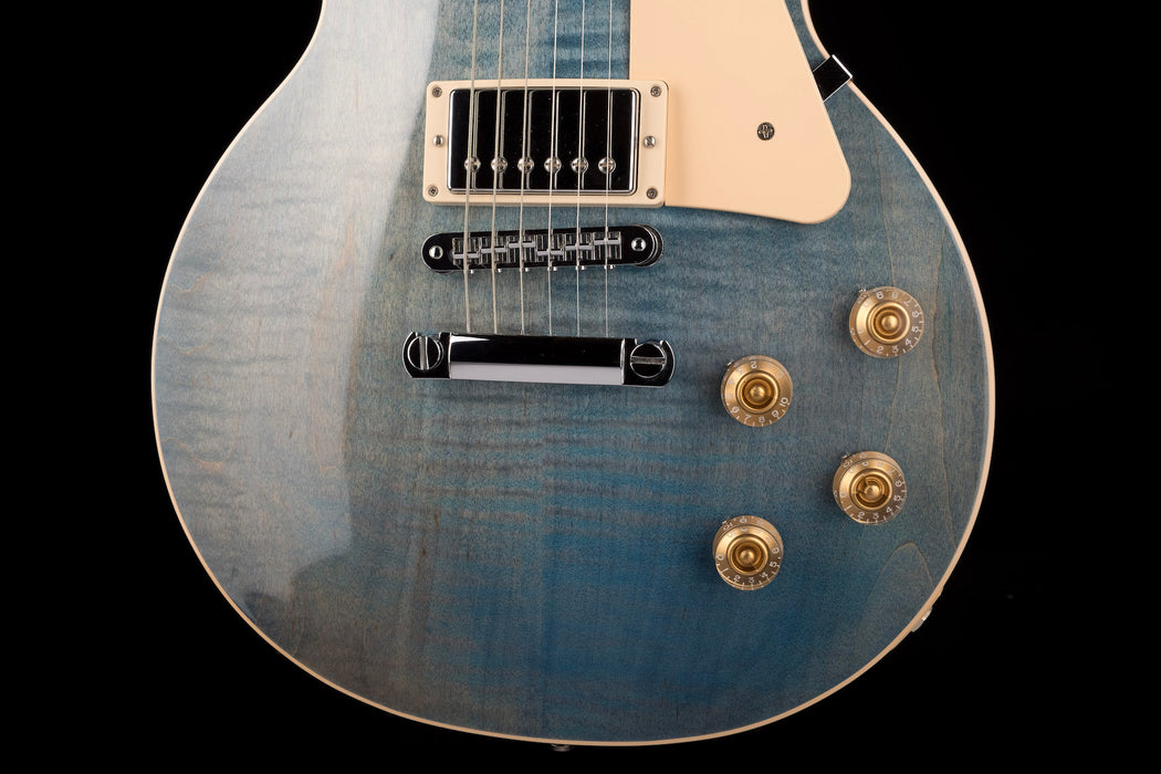 Pre Owned 2014 Gibson Les Paul Traditional 120th Anniversary Model Ocean Blue With OHSC