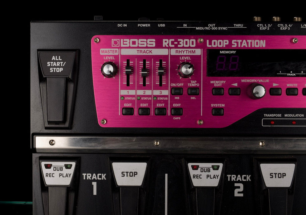 Used Boss RC-300 Loop Station Looper Guitar Effect Pedal