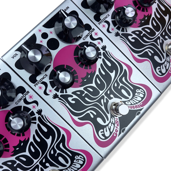 kittycasterFX KC-101 Groovy Wizard Fuzz Driver Guitar Effect Pedal