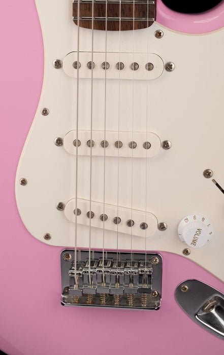 Used Squier Mini Strat Pink