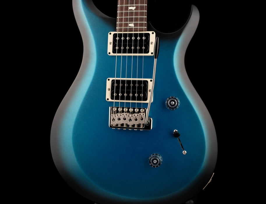 PRS S2 Custom 24 Custom Color Satin Frost Blue Metallic Smokeburst With Bag