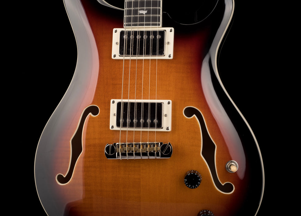 PRS SE Hollowbody II Tricolor Sunburst with Case