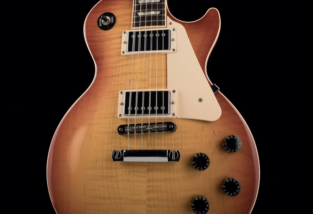 Used 2010 Gibson Les Paul Traditional Iced Tea Burst with OHSC