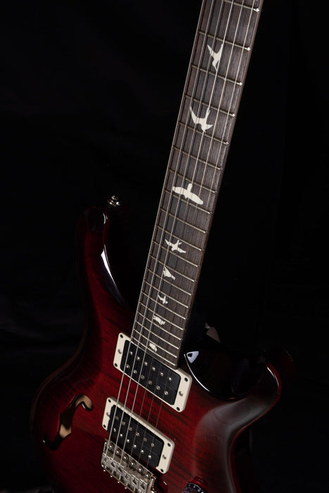 PRS CE 24 Semi-Hollow Scarlet Smokewrap Burst One Off With Gig Bag