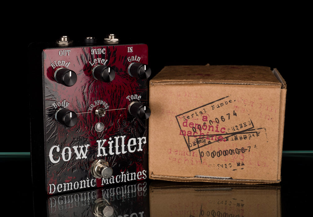 Demonic Machines Cow Killer Bass Fuzz Guitar Effect Pedal