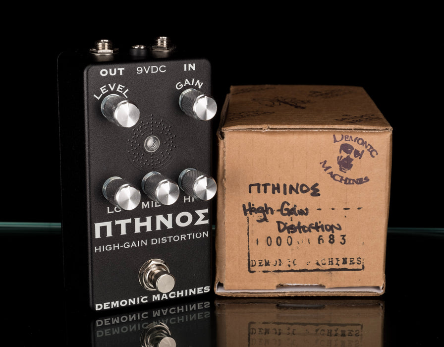 Demonic Machines ΠTHNOΣ High Gain Distortion Guitar Effect Pedal