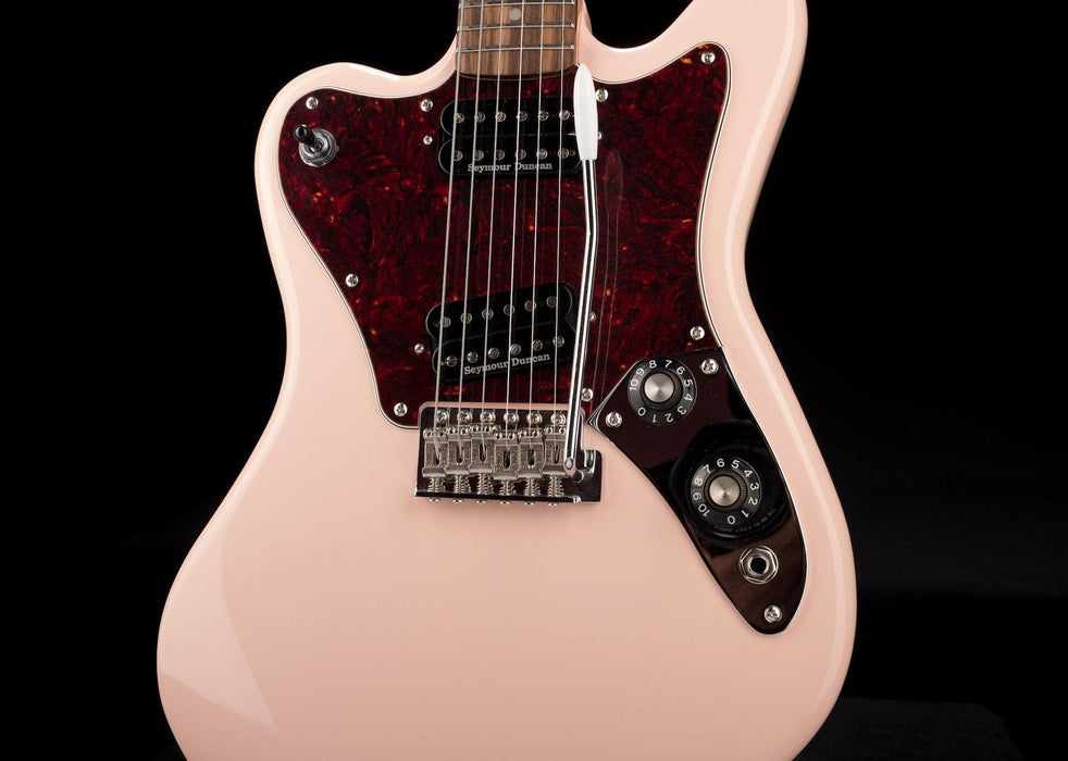 Used Squier Paranormal Super-Sonic Shell Pink with Gig Bag