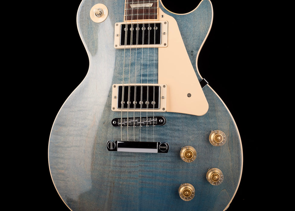 Pre Owned 2014 Gibson Les Paul Traditional 120th Anniversary Model Ocean Blue With OHSC