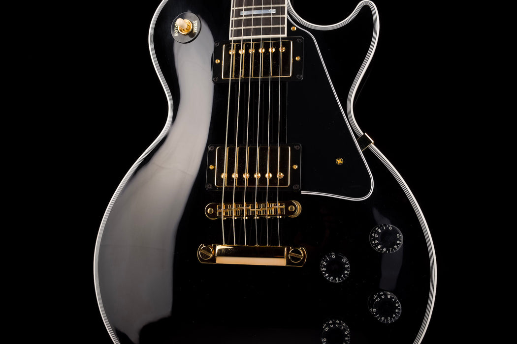 Gibson Custom Shop Les Paul Custom with Ebony Fingerboard Gloss Ebony with Case