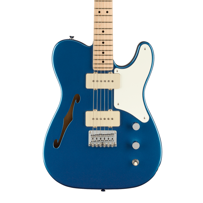 Squier Paranormal Cabronita Telecaster Thinline Maple Fingerboard Parchment Pickguard Lake Placid Blue