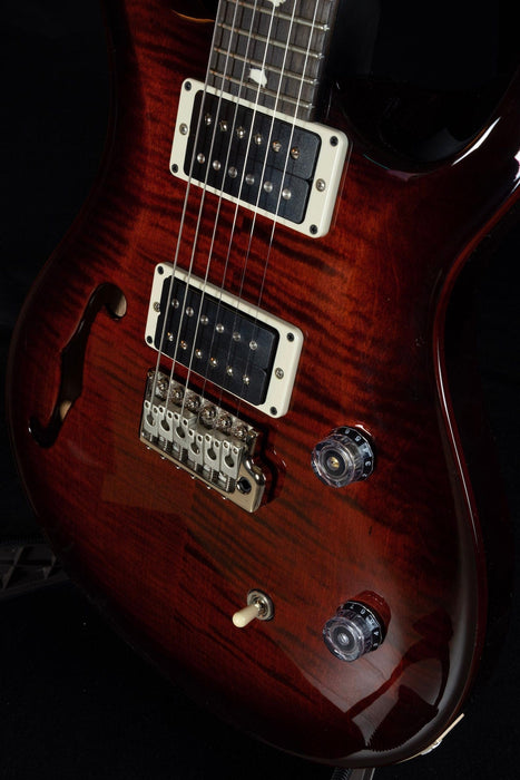 PRS CE 24 Semi-Hollow Scarlet Smokewrap Burst One Off With Gig Bag