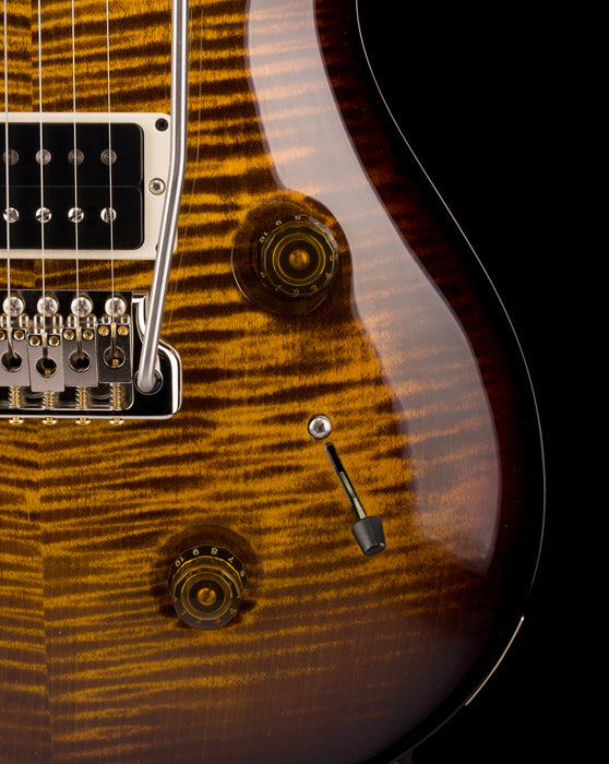 PRS Core Custom 24 Pattern Thin Black Gold Burst